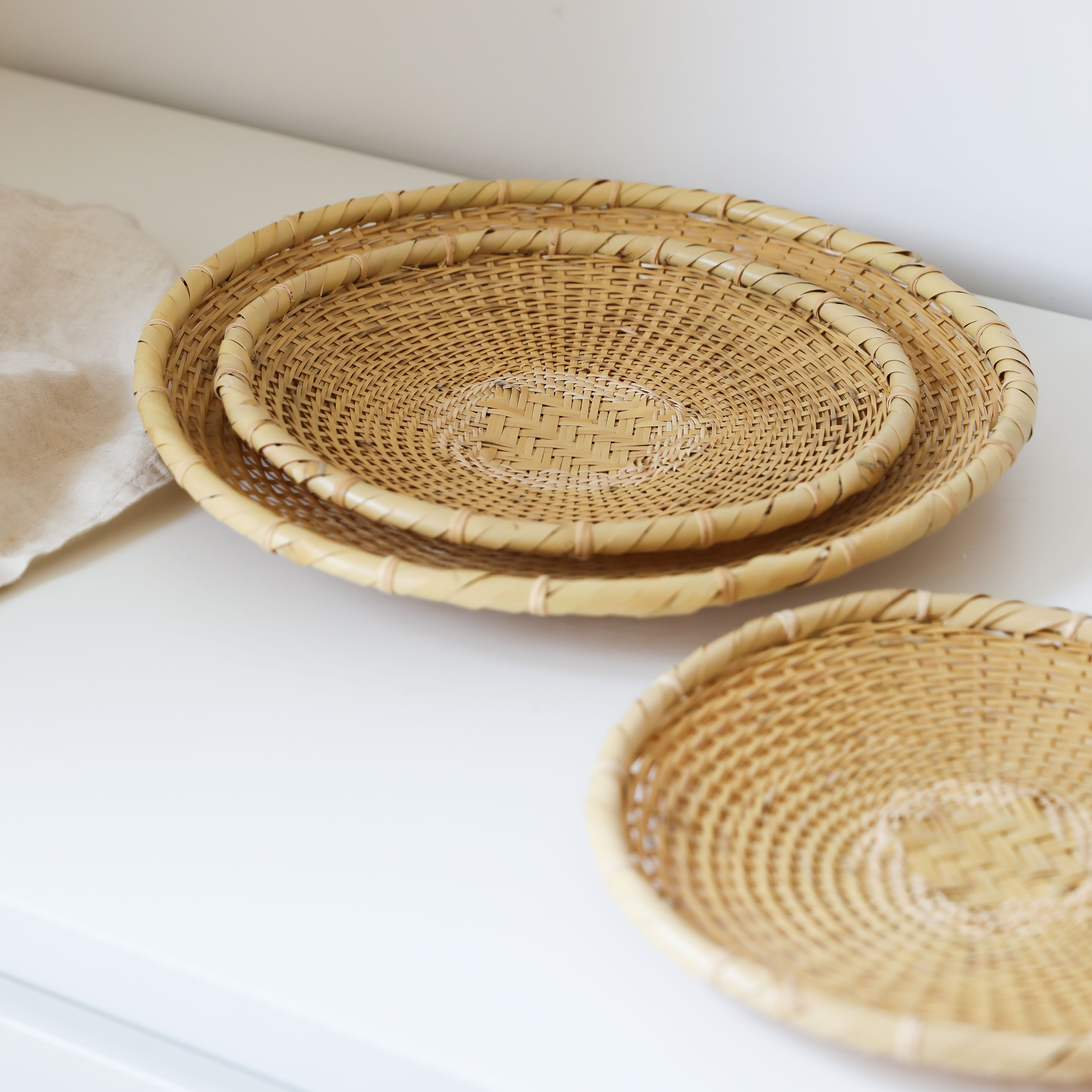 良胜竹编果篮客厅家用现代茶几水果盘零食收纳盒竹编筐面包食品篮,餐饮具,果盆/果盘/果篮,淘宝优惠券,粉丝福利购,淘宝优惠卷