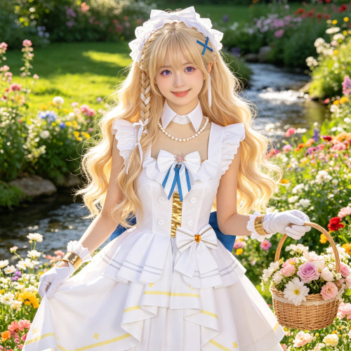 鸣潮生日会限定女团solar5成员cos服菲比全套二次元cosplay服