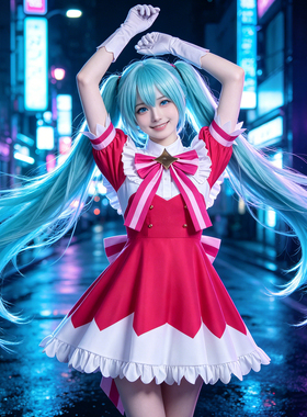 万圣节cos服女士粉红色连衣裙派对服装全套穿搭二次元cosplay服