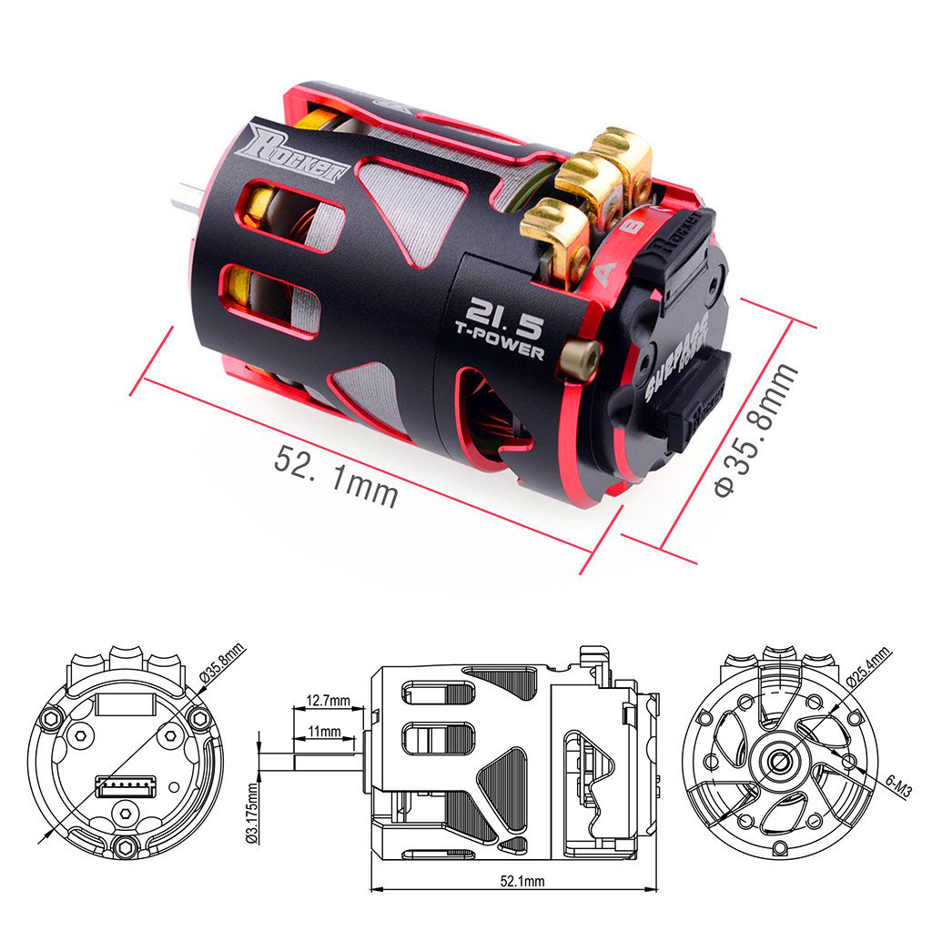 로켓 V4S 540 브러시리스 모터 RC 전문 1|10 드리프트 플랫 레이싱 전기 룸 랠리 원격 제어 자동차
