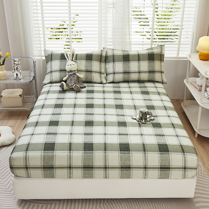 定做学生儿童上下铺纯棉床垫套