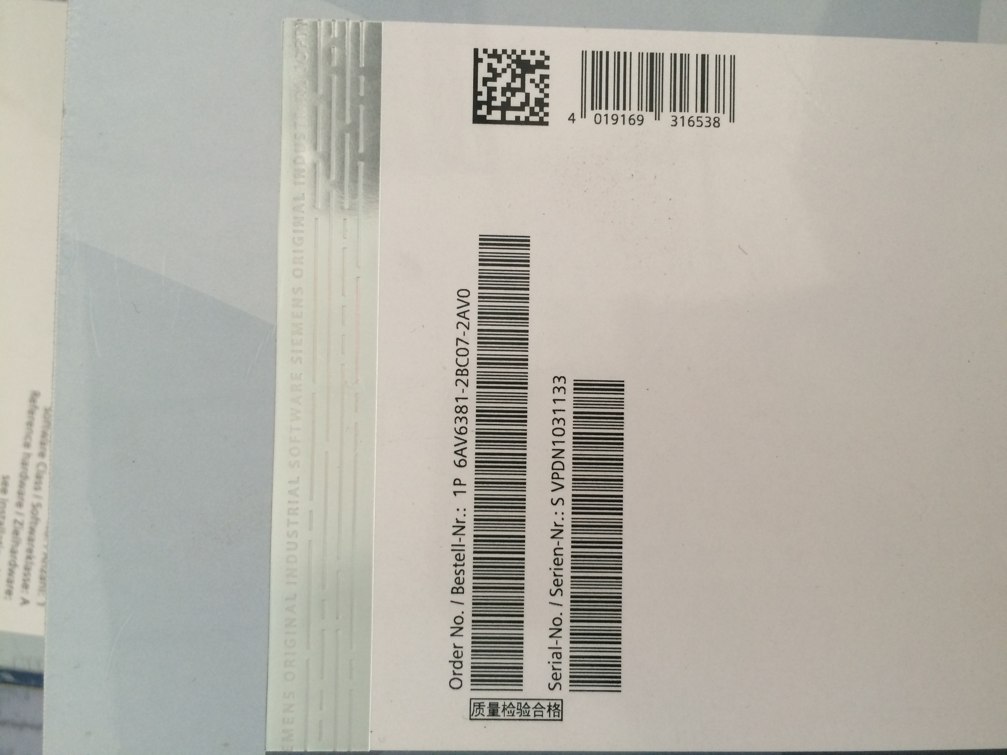全新 西门子6AV6381-2BC07-2AV0 WINCC7.2/128点运行版