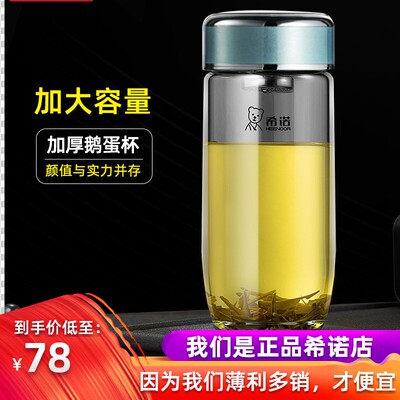 希诺单层鹅蛋杯高硼硅材质