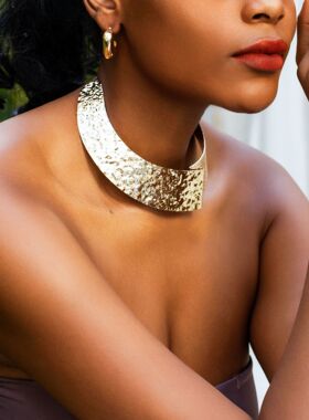 合金金属折横项圈女性项圈项链