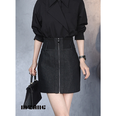 【塑腰裙】MTANG蜜糖女士新款气质时尚百搭半身裙414