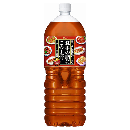 日本进口朝日黑普尔乌龙茶2L