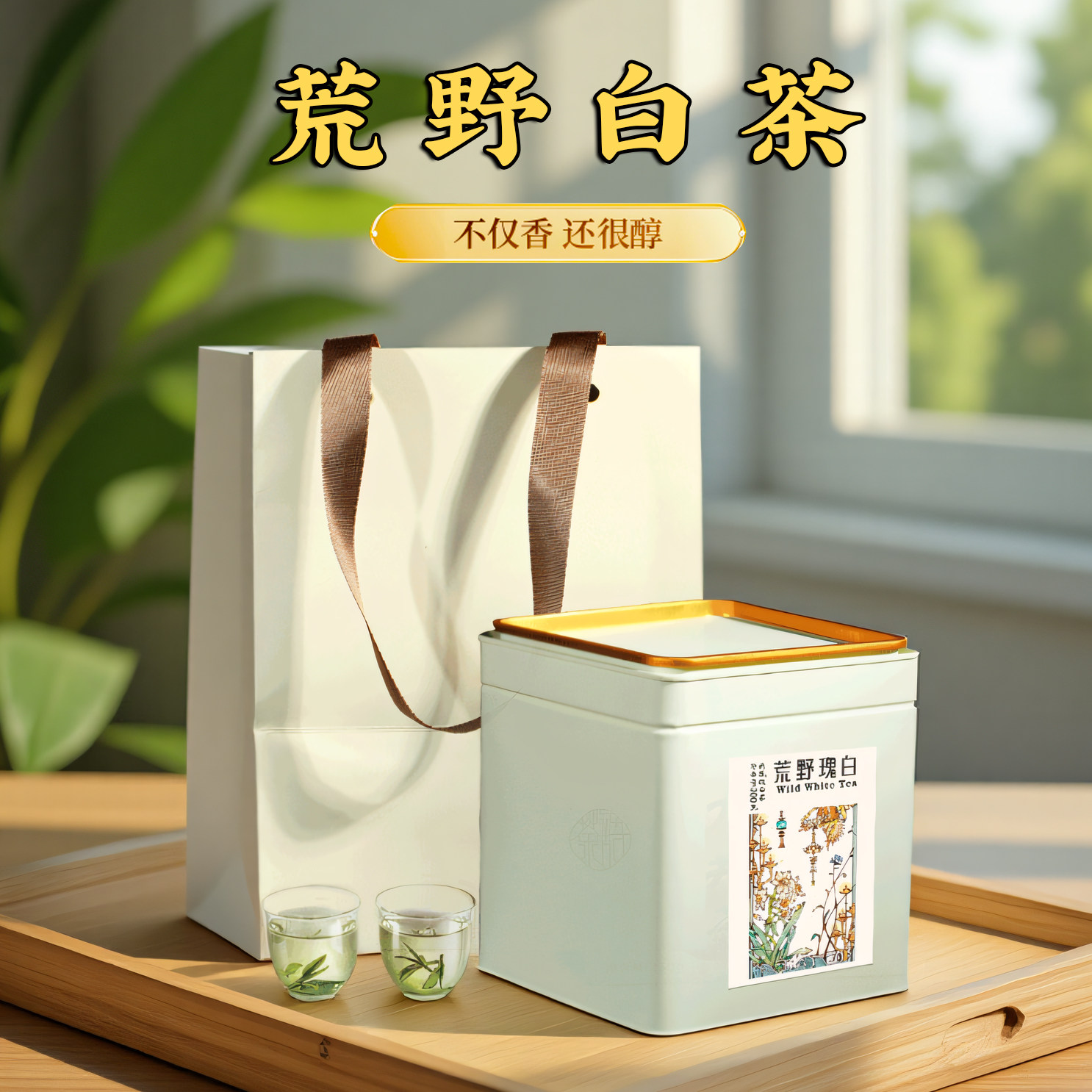 云南吉顺号荒野瑰白200克
