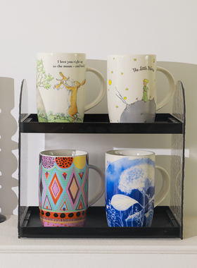 德国进口KONITZ马克杯广口U陶瓷泡茶杯家用喝水高颜值情侣咖啡杯