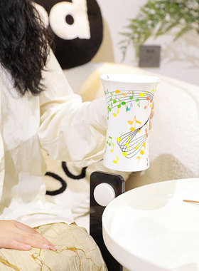 德国KONITZ广口马克杯骨瓷直口杯大圆肚广口V广口U小蛮腰艺术礼品