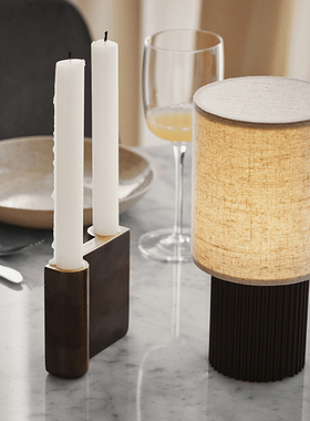 现货&Tradition丹麦北欧现代简约磁吸充电SC52书房卧室布艺台灯