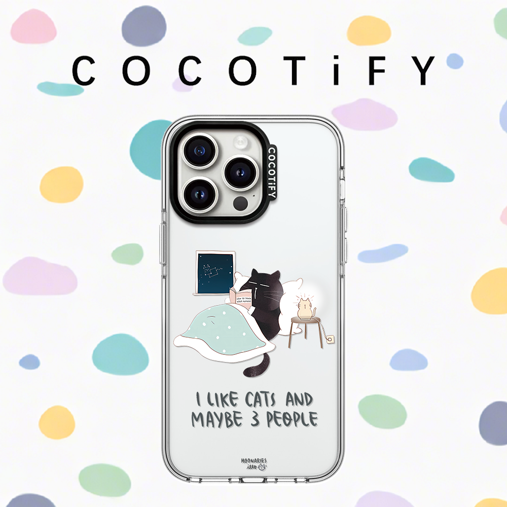 COCOTIFY联名插画小猫透明适用苹果iPhone17promax手机壳16明星同款15防摔13全包12保护套MagS