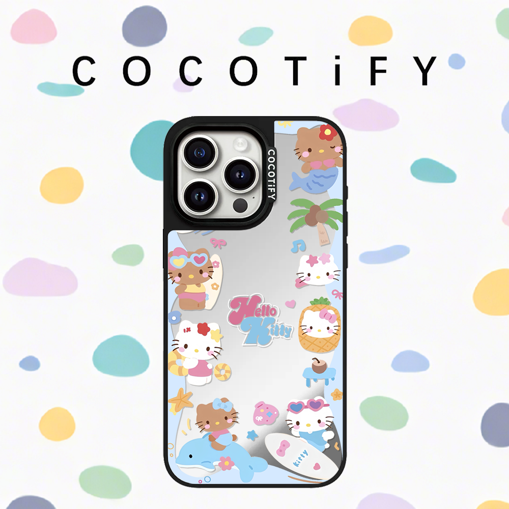 COCOTIFY联名爱心KT凯蒂猫适用苹果iPhone17Air手机壳15/16promax高级感14防摔13保护套MagSafe磁吸12镜面女