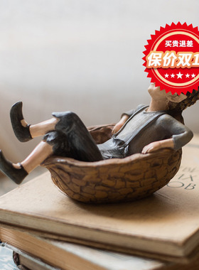 掬涵森林精灵手绘树脂摆件系列礼物装饰卡通可爱梦幻少女乡村