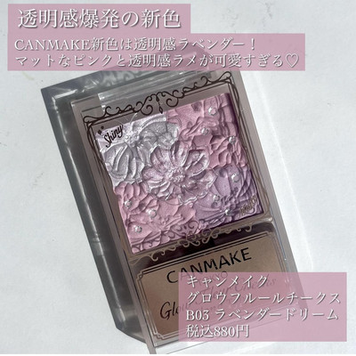 2024新品！CANMAKE井田花瓣腮红