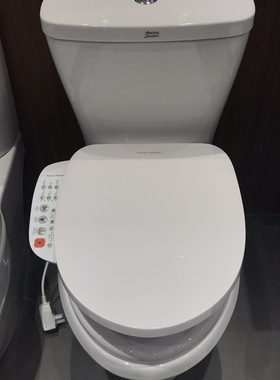 美标智能盖板即热式超薄CEAS7601冲洗烘干便盖暖风加热座圈除臭