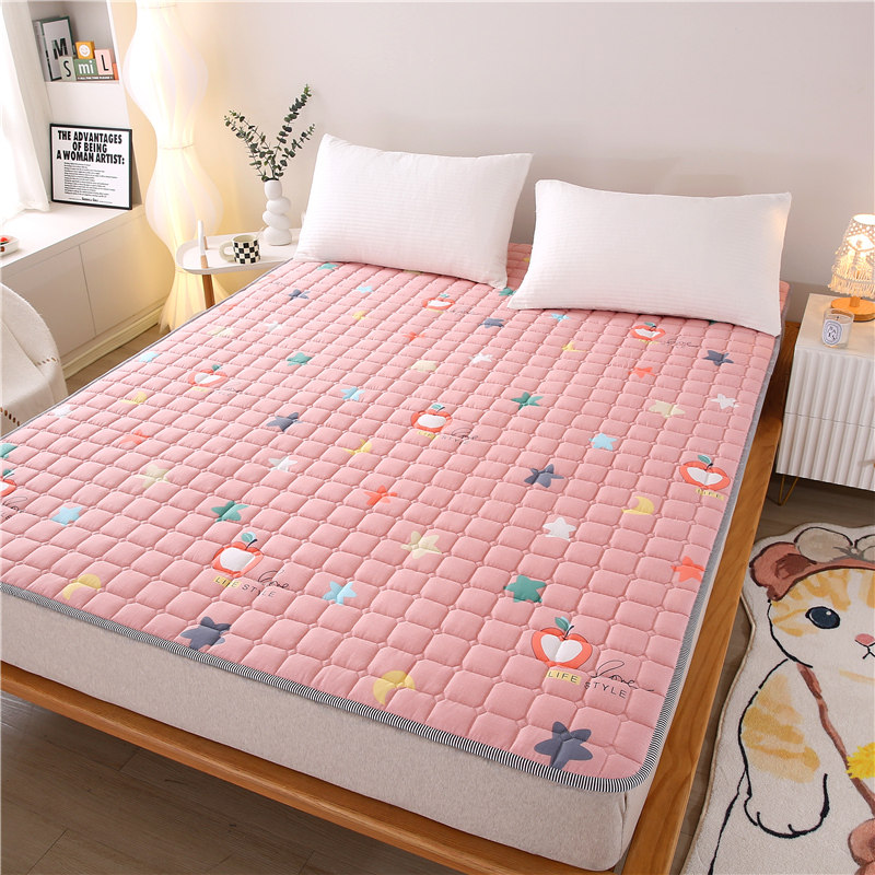 纯棉垫被蚊帐内床垫夏季薄款铺床的垫子一米五全棉防滑可机洗褥子