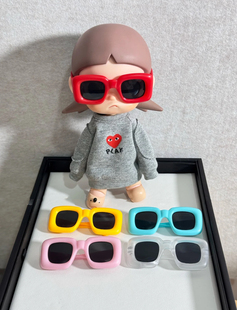 Zsiga墨镜多色眼镜zsiga娃衣配件潮流嘎子姐套装玩偶1/8方形眼镜
