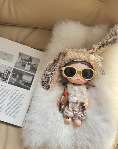 衣服Zsiga嘎子姐娃衣毛绒帽子动人可爱向往套装之处玩偶背心