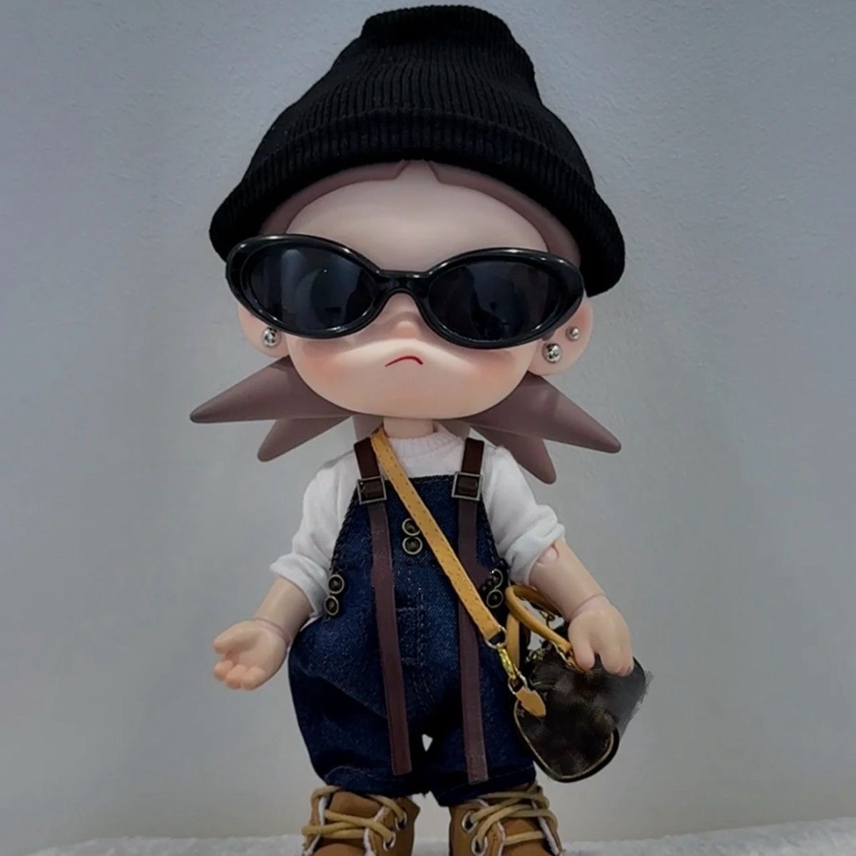 酷酷背带裤Zsiga嘎子姐长袖套装向往之处娃衣动人玩偶换装帅气