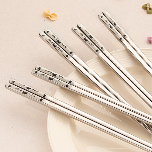 316L不锈钢抗菌防霉家庭筷子