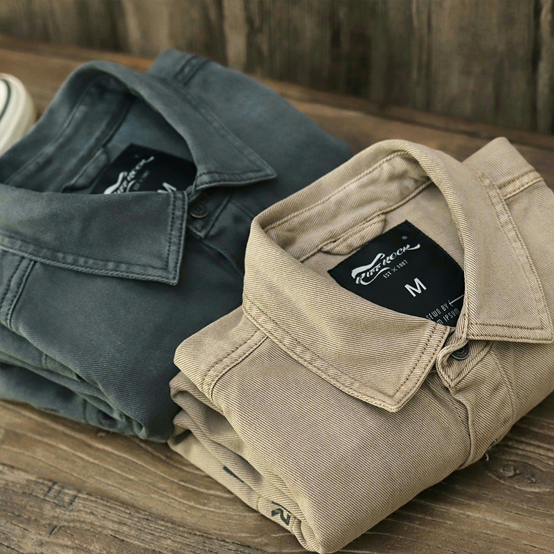 长袖衬衫日系复古ins耐磨白色