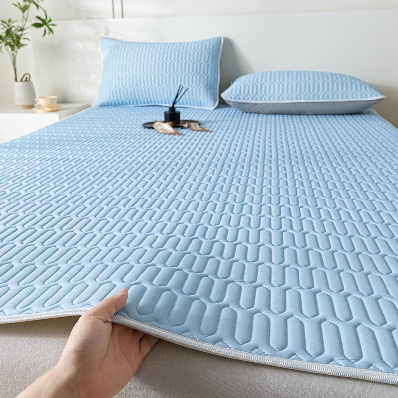 适用夏天硅胶床垫 硅胶凉席三件套I 可水洗床单席子 可机洗