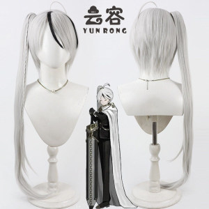 【云容】废墟图书馆 Yan Vismok 阳比斯莫克cos假发 分体马尾