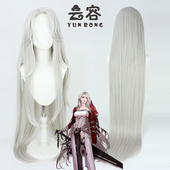 无期迷途 云容 九十九cos假发银灰色长直发仿真头皮