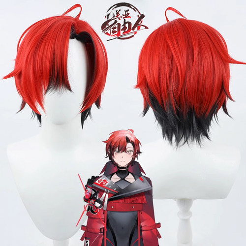 【云容】holostars English驾驶员蜡笔cos假发Machina X Flayon