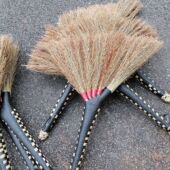 手工高粱扫把加厚扫帚笤帚农村老式 工厂车间专用学校工地家用院子