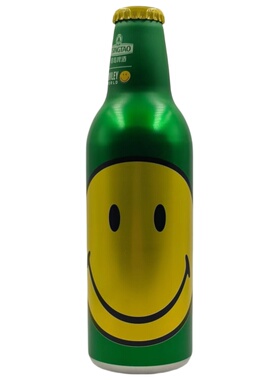 青岛纯生啤酒笑脸铝瓶 山东产地啤酒355ml整箱24铝罐瓶装TSINGTAO