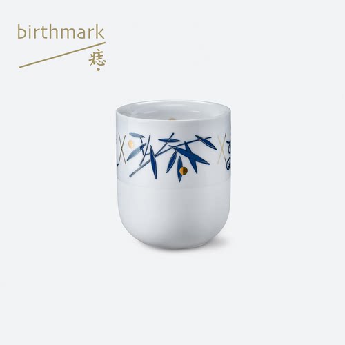 岁寒三友大厚唇杯240ml / 青花瓷 / 咖啡杯 / 茶杯 | 痣birthmark