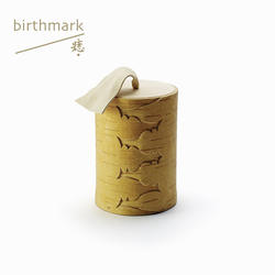 桦树皮棒克(圆)／敖鲁古雅／鄂温克／罐子／手工 | 痣birthmark