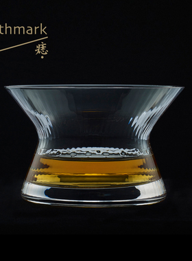 spin glass 旋转的烈酒盏／威士忌水晶玻璃酒杯／痣birthmark