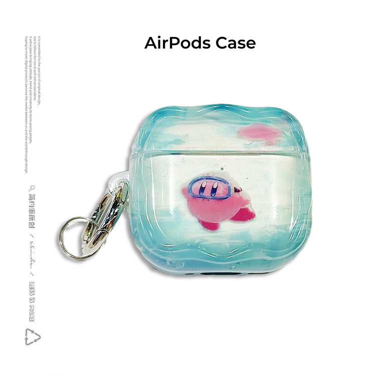 简约派适用潜水星之卡比IMDairpods4保护套airpod3苹果pro2耳机壳二代无线蓝牙1第三代2代airpodpro四盒可爱