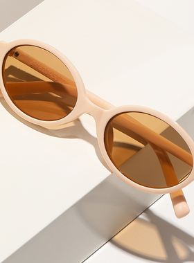 复古街拍张元英同款眼镜潮太阳镜