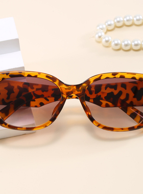 复古太阳镜防紫外线圆脸遮阳