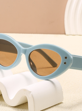 镜布圆脸美式复古高级感小框树脂