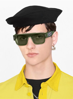 绿色墨镜女个性朋克辣妹