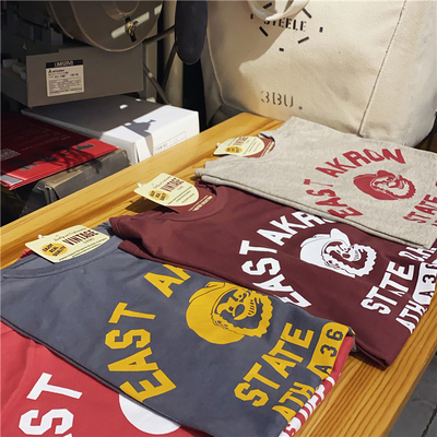 美式复古vintage古着胡子大叔t恤