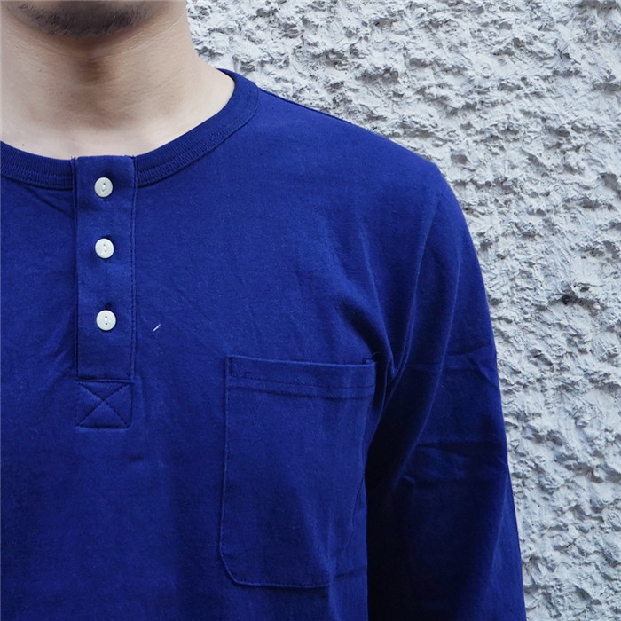 Germination Henry Tee 全绵制 果实纽扣 复古亨利领长袖T恤在类目 男装, T恤中 - 来自Buy2taobao.com提供专业的淘宝代购服务