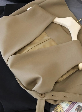 宽松时尚女装2024春秋新款西装马甲百搭洋气显瘦时尚背心外搭上衣