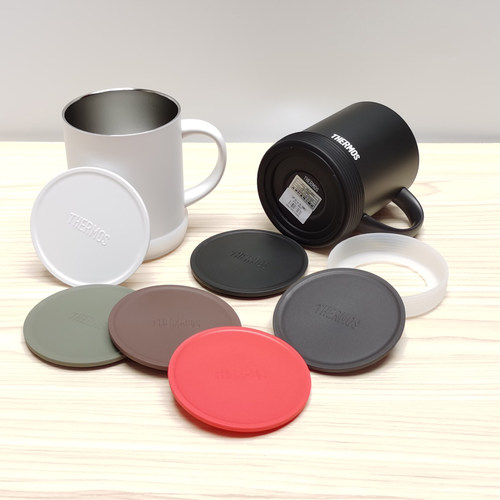 THERMOS膳魔师JDG350M防漏杯盖男女士保温杯小勺子杯垫配件