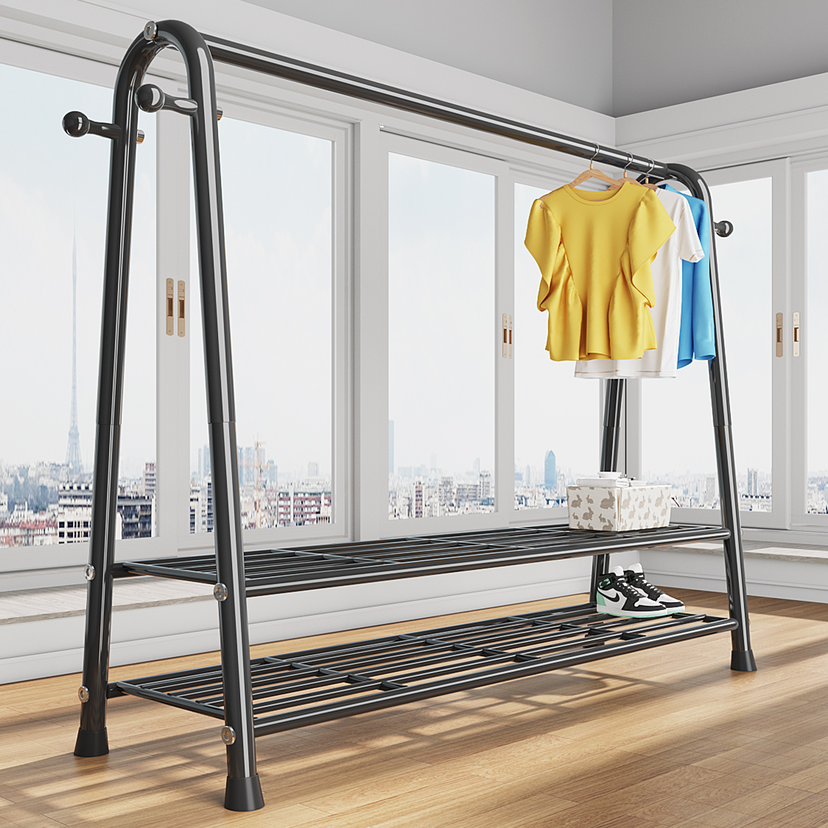 晾衣架落地家用卧室宿舍