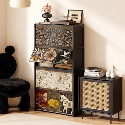 书架置物架家用展示架靠墙落地