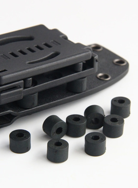 24粒装9mm加厚刀套尼龙橡胶垫圈刀鞘快拨套螺丝垫片K鞘配件