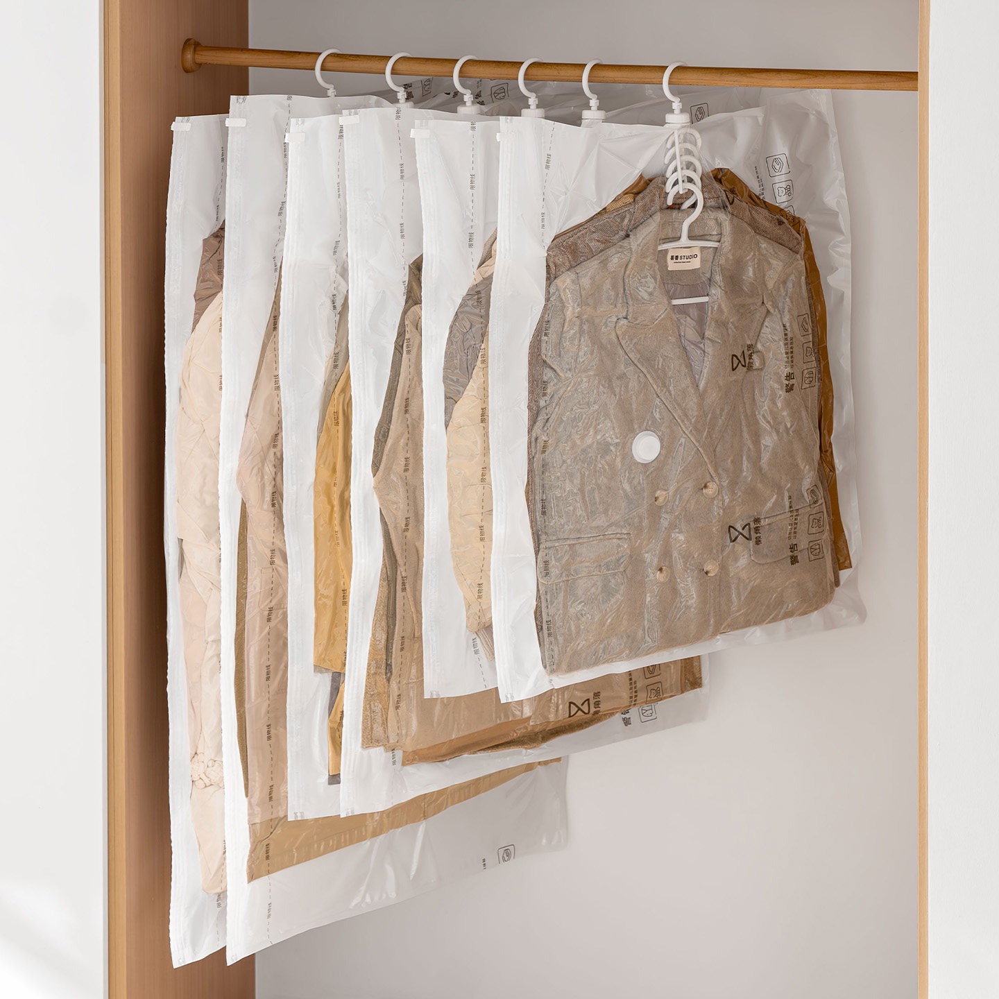 懒角落真空压缩袋收纳袋家用被子专用羽绒服衣物整理密封袋防尘袋,收纳整理,衣物压缩袋,淘宝优惠券,粉丝福利购,淘宝优惠卷