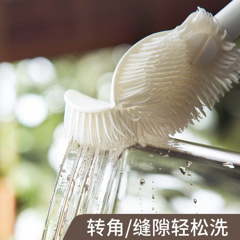 懒角落杯刷清洁长柄小刷子厨房水杯清洗工具杯子刷奶瓶的涮子套装