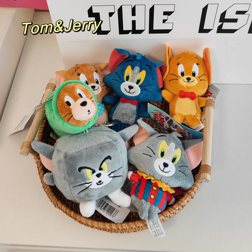 猫和老鼠钥匙扣毛绒玩具
