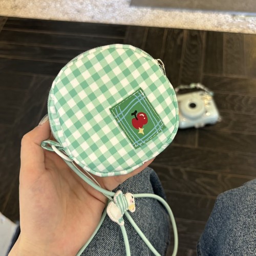 夏日清爽绿色苹果零钱包
